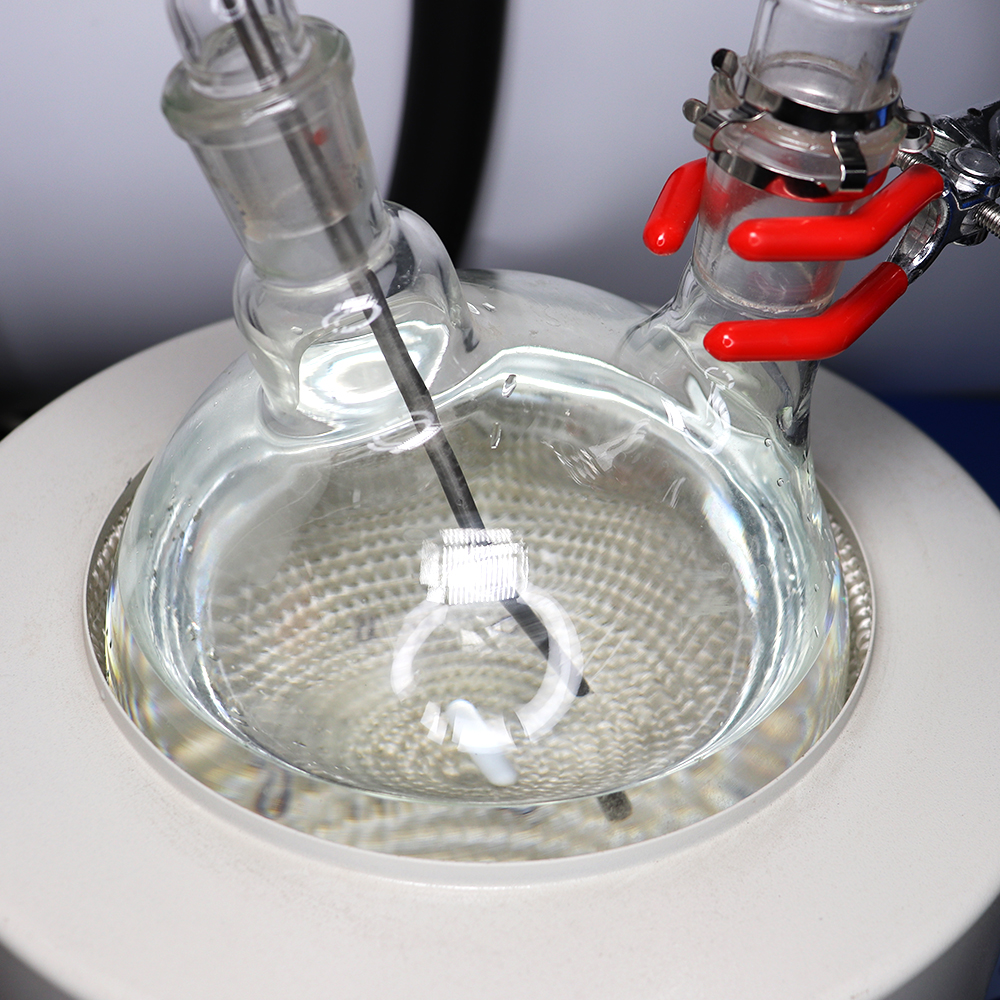ZZKD Lab Supplies 2L 5L 10L 20L Short path distillation GG17 Apparatus kit with heating mantle