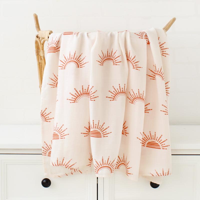 Blankets & Swaddling Swaddle Blanket Baby Muslin Sun Print Born Essentials 70% Bamboo+30 Cotton, Orange
Blankets & Swaddling Swaddle Blanket Baby Muslin Sun Print Born Essentials 70% Bamboo+30 Cotton, Orange