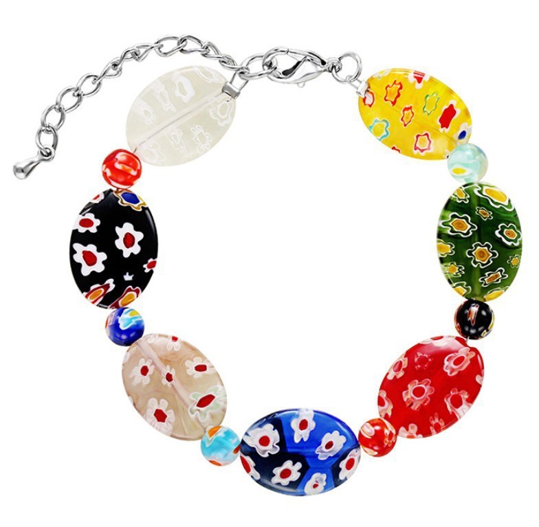 Bracelet Summer New Blogger Style Niche Design Sweet Pattern Oval Glass Broken Flower
Bracelet Summer New Blogger Style Niche Design Sweet Pattern Oval Glass Broken Flower