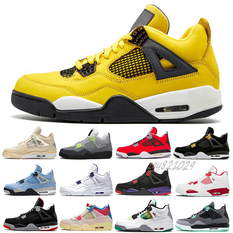 Wholesale Jumpman 4 4s Men Womens Basketball Shoes White Cement Cactus Jack Neon Court Purple Bred Mens Trainers Sports Sneakers 36-44 zgy0, Color 6
Wholesale Jumpman 4 4s Men Womens Basketball Shoes White Cement Cactus Jack Neon Court Purple Bred Mens Trainers Sports Sneakers 36-44 zgy0, Color 6