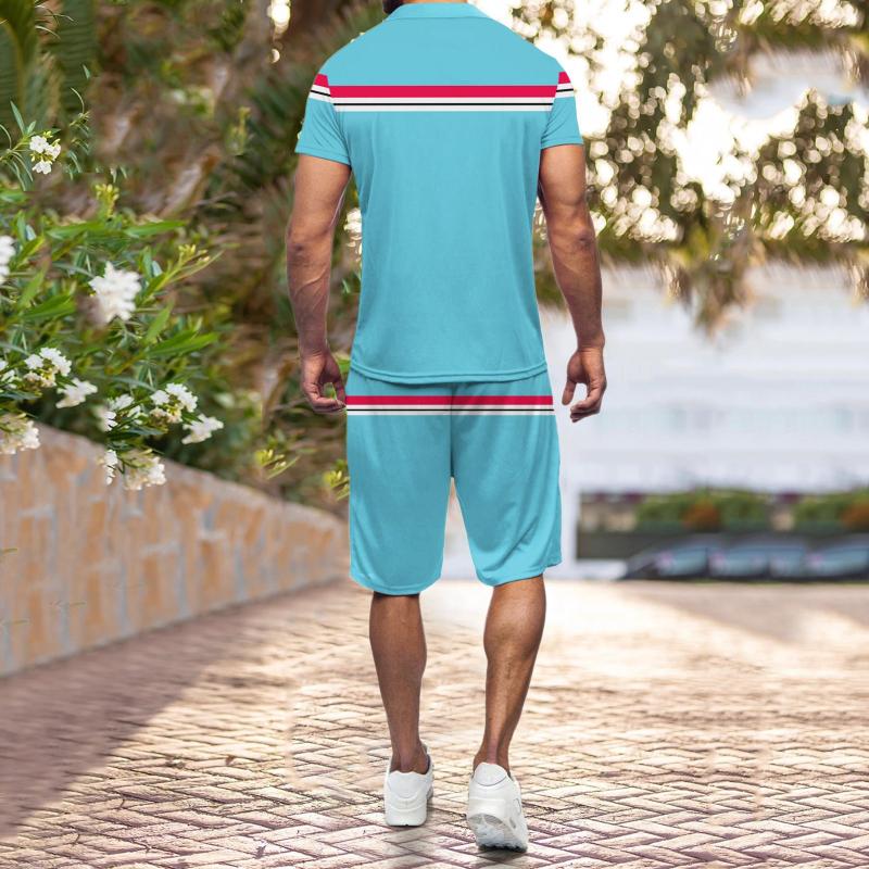 Men's Tracksuits Slim Fit Suit For Men Medium Mens Fashion Short Sleeve T Shirt And Shorts Set Summer 2 Black On RedMen's, Sky blue
Men's Tracksuits Slim Fit Suit For Men Medium Mens Fashion Short Sleeve T Shirt And Shorts Set Summer 2 Black On RedMen's, Sky blue