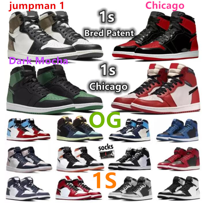 Top Quality Mens Basketball Shoes Jumpman 1 1s OG Hyper Royal Shadow Designer jor Retroo Sneakers electro dark mocha University Blue UNC Obsidian Women Trainers, Customize
Top Quality Mens Basketball Shoes Jumpman 1 1s OG Hyper Royal Shadow Designer jor Retroo Sneakers electro dark mocha University Blue UNC Obsidian Women Trainers, Customize