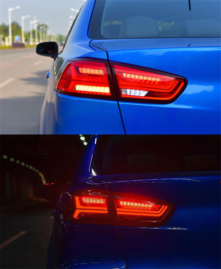 Tail Lamp For Mitsubishi Lancer LED Taillight 20 09-16 LED Taillights Rear turn Signal Dynamic Auto DRL Accessories