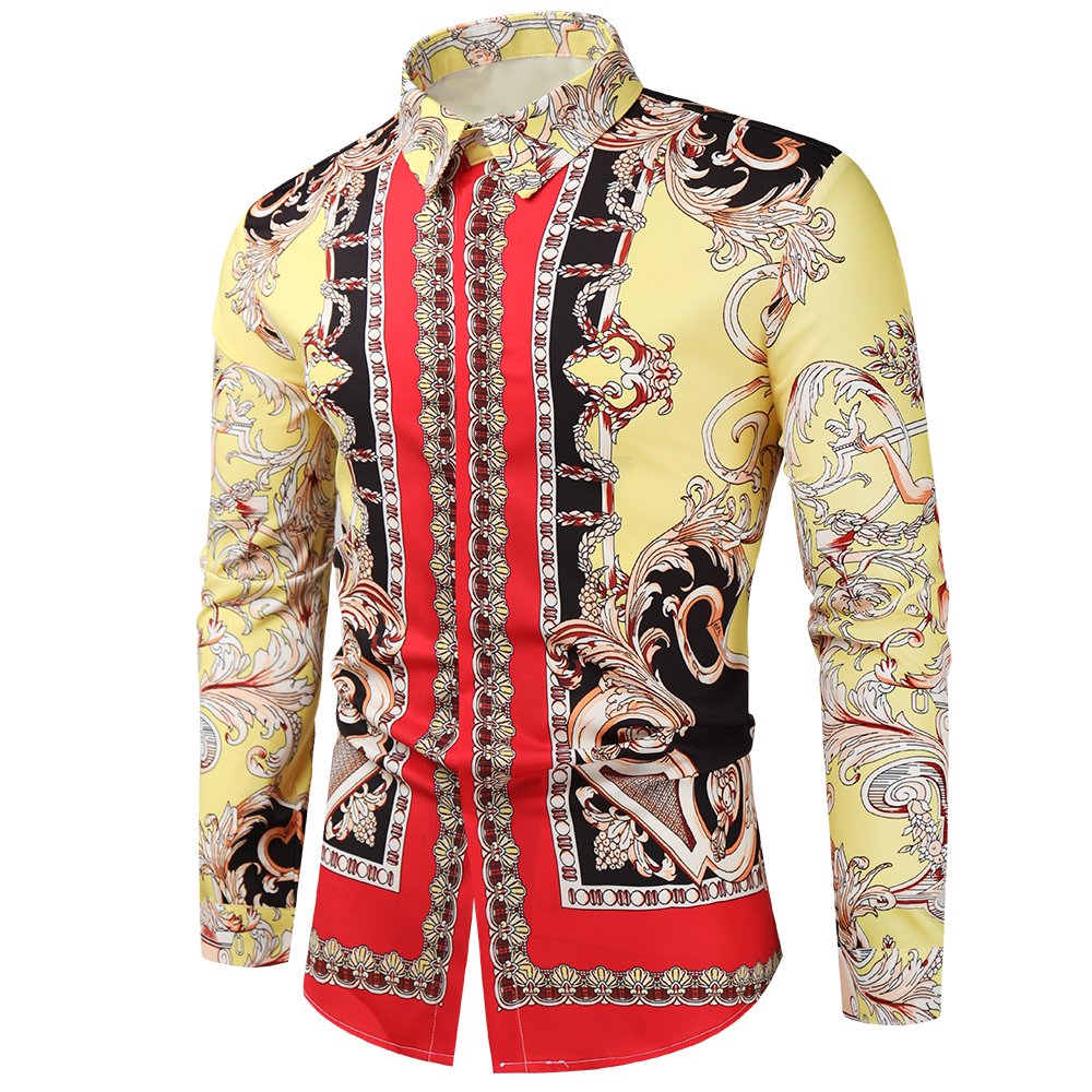 Casual Blouse Homme Baroque Banquet Shirt Paisley Men Shirt Luxury Korean Mens Long Sleeve Print Shirts Men Slim Fit 556, Picture
Casual Blouse Homme Baroque Banquet Shirt Paisley Men Shirt Luxury Korean Mens Long Sleeve Print Shirts Men Slim Fit 556, Picture