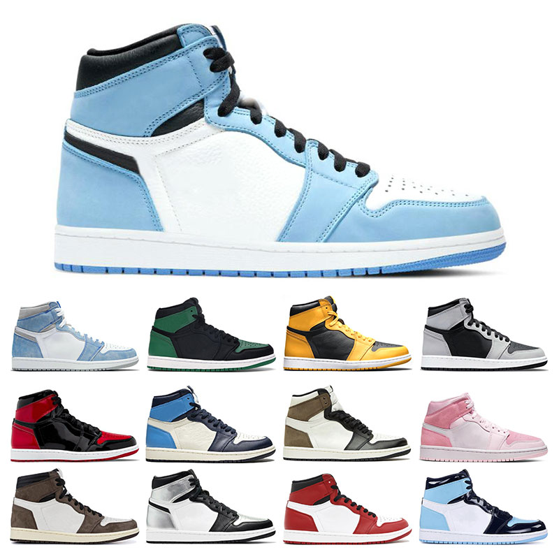 Men Sneakers Basketball Running Shoes 1s Jumpman 1 Retro Cactus Jack University Blue Hyper Royal Dark Mocha Bred Patent Obsidian Shadow 2.0 Women Sports Trainers 
Men Sneakers Basketball Running Shoes 1s Jumpman 1 Retro Cactus Jack University Blue Hyper Royal Dark Mocha Bred Patent Obsidian Shadow 2.0 Women Sports Trainers