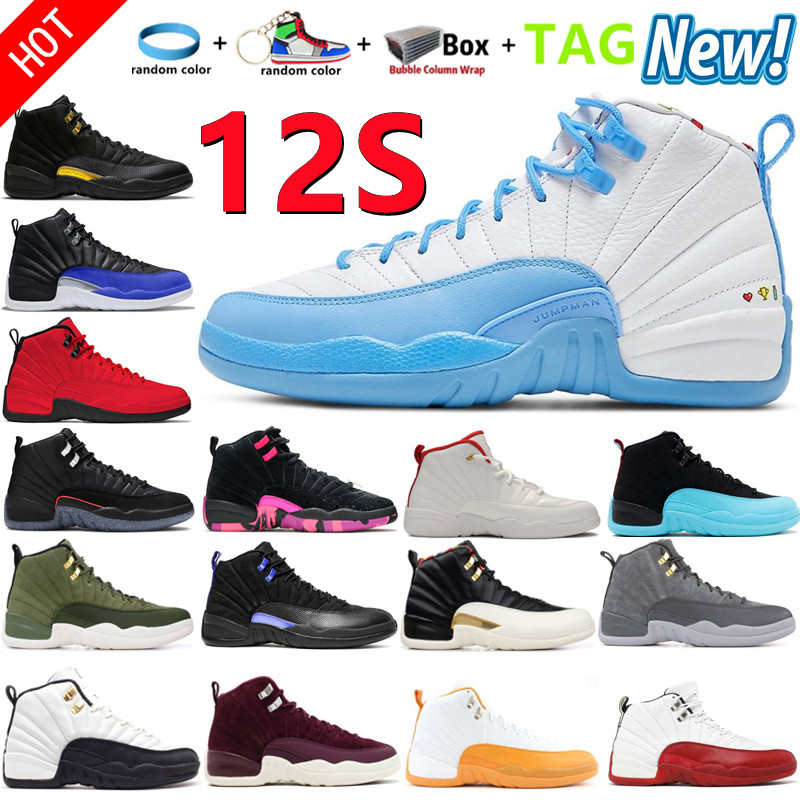 New 12S Basketball Shoes 12 XII Twist Grind Flu Game University Gold Gamma Racer Blue Dark Concord Royalty Triple Black Indigo Game Royal Taxi French Emoji Men Sneaker, Box
New 12S Basketball Shoes 12 XII Twist Grind Flu Game University Gold Gamma Racer Blue Dark Concord Royalty Triple Black Indigo Game Royal Taxi French Emoji Men Sneaker, Box