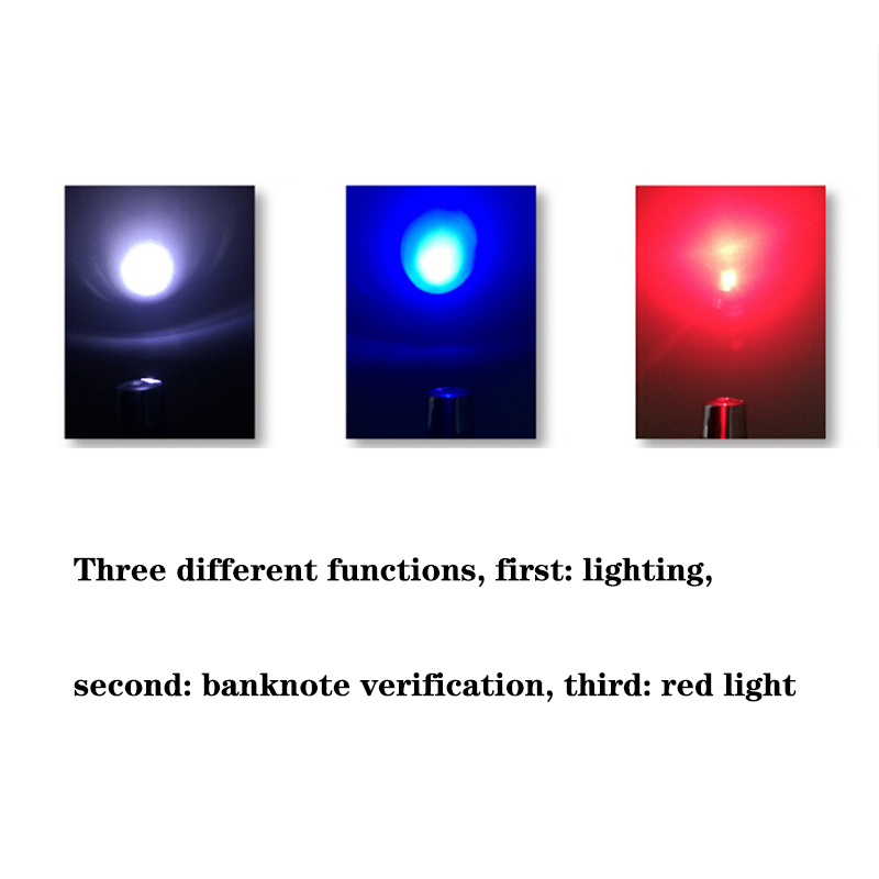 Mini 3in1 LED Laser Light Laser Pointers Pointer Keychains Key Chain Flashlights Torch Flashlight Money Detector Lights