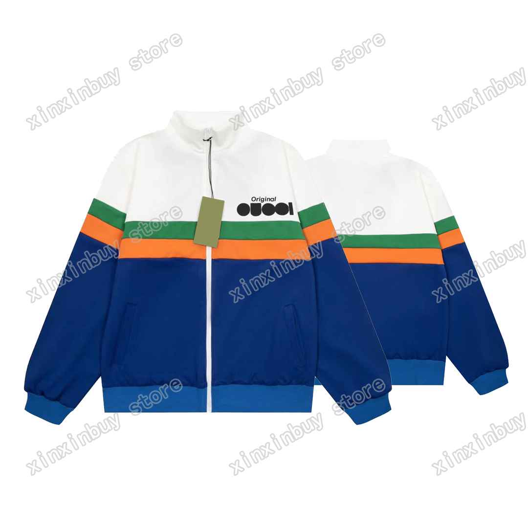 xinxinbuy Designers Jackets Men Women Jacquard fabric Striped webbing long sleeve Zipper collar blue S-XL, Multi
xinxinbuy Designers Jackets Men Women Jacquard fabric Striped webbing long sleeve Zipper collar blue S-XL, Multi