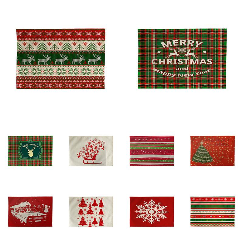 Mats & Pads Merry Christmas Let It Snow Placemats Table Dining Decor Pink Kitchen Accessories Mat Anti-stain Tablecloth CDi851
Mats & Pads Merry Christmas Let It Snow Placemats Table Dining Decor Pink Kitchen Accessories Mat Anti-stain Tablecloth CDi851