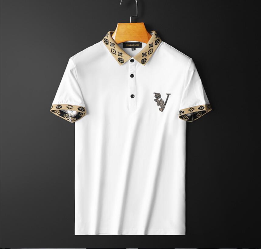 lapel shirt summer men's 2022 polo short-sleeved T-shirt European station fashion slim mercerized cotton half-sleeved POLO shirts men tide brand 7OQO, W1
lapel shirt summer men's 2022 polo short-sleeved T-shirt European station fashion slim mercerized cotton half-sleeved POLO shirts men tide brand 7OQO, W1