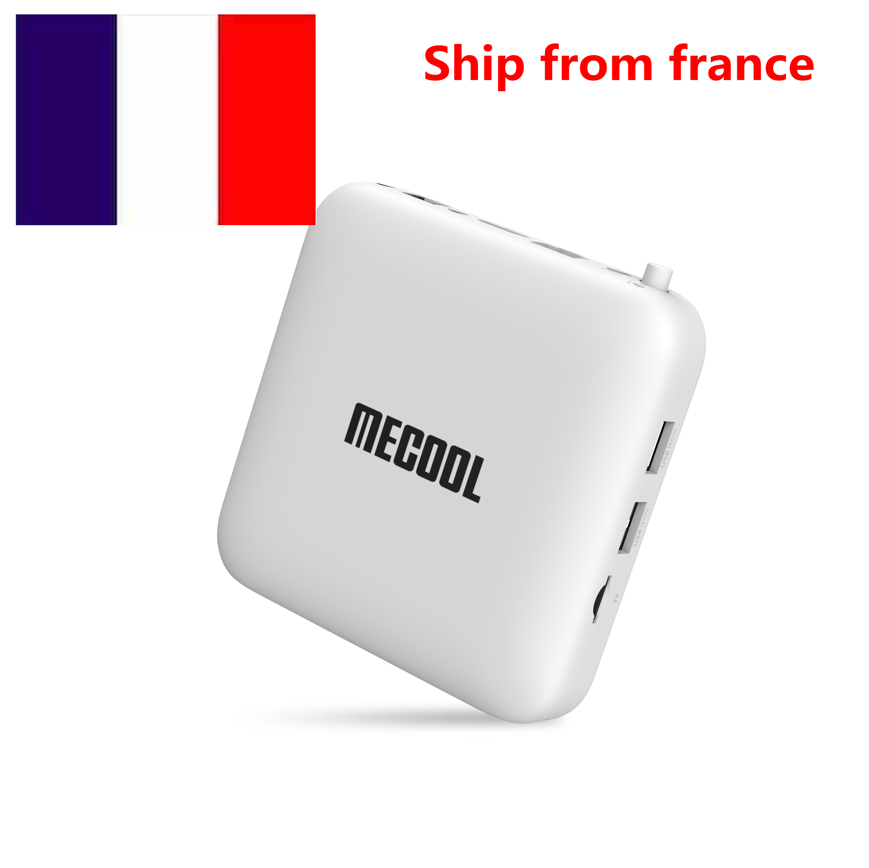 Ship from france Mecool KM2 Android 10 TV Box Amlogic S905X2 2GB DDR4 8GB ROM 5G DUAL WIFI 100M LAN