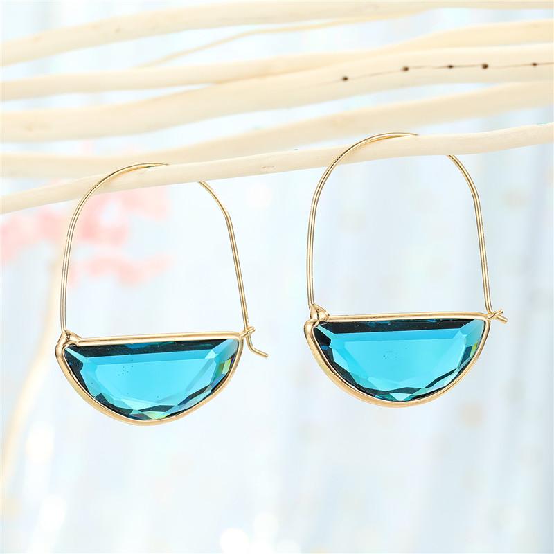 Dangle & Chandelier Metal Irregular Crystal Fan Shaped Drop Earrings Fashion Unique Geometric Semicircle For Womens Gift Jewelry
Dangle & Chandelier Metal Irregular Crystal Fan Shaped Drop Earrings Fashion Unique Geometric Semicircle For Womens Gift Jewelry