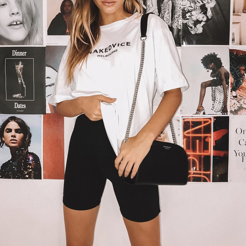 Women Summer Cycling bike Shorts Stretch Basic Short Solid Black Shorts for women female clothing pantalones sweatpants strike 220527