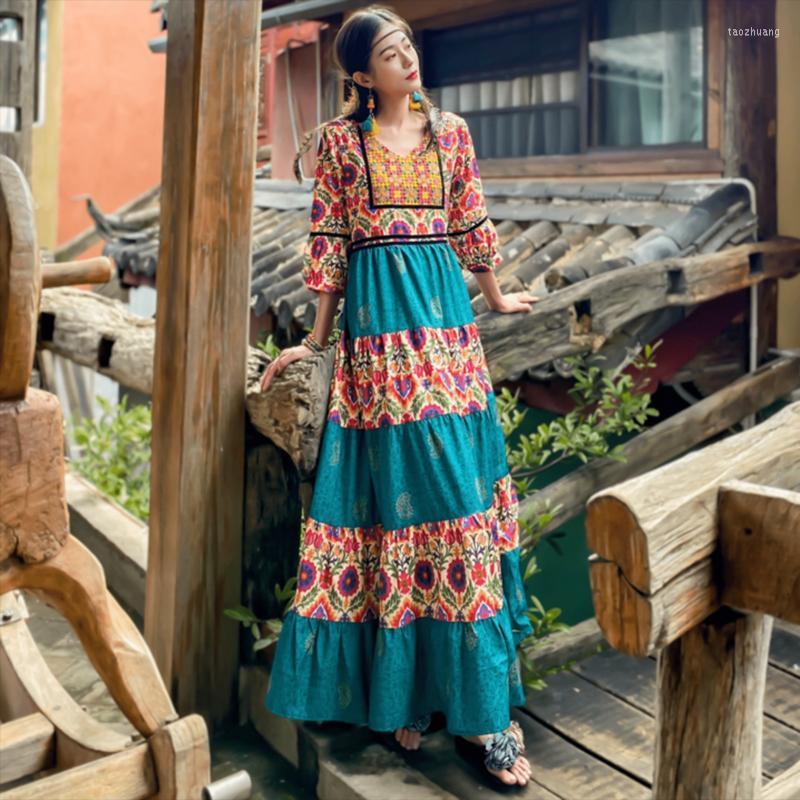 Casual Dresses Jastie Hippie Chic Contrast Print Embroidered Dress V-Neck Long Sleeve Bohemian Ethnic Holiday Vestidos 2022 FallCasual, Blue
Casual Dresses Jastie Hippie Chic Contrast Print Embroidered Dress V-Neck Long Sleeve Bohemian Ethnic Holiday Vestidos 2022 FallCasual, Blue