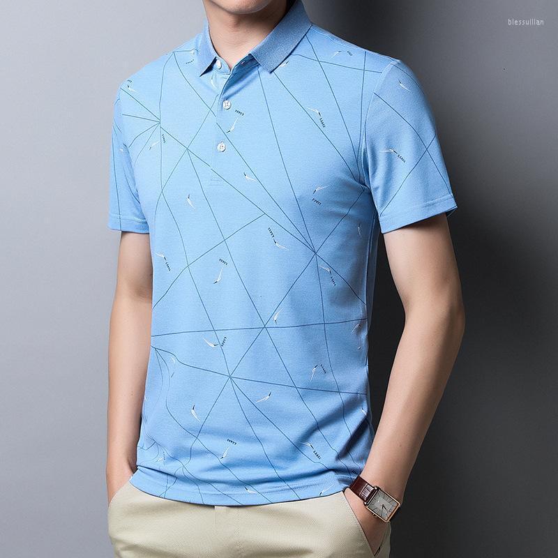 Men's Polos Man Shirt Summer Fashion Printed Short Sleeve Cool Business Casual Male Men Brand Clothes 4XLMen's Men'sMen's Bles22, Blue
Men's Polos Man Shirt Summer Fashion Printed Short Sleeve Cool Business Casual Male Men Brand Clothes 4XLMen's Men'sMen's Bles22, Blue