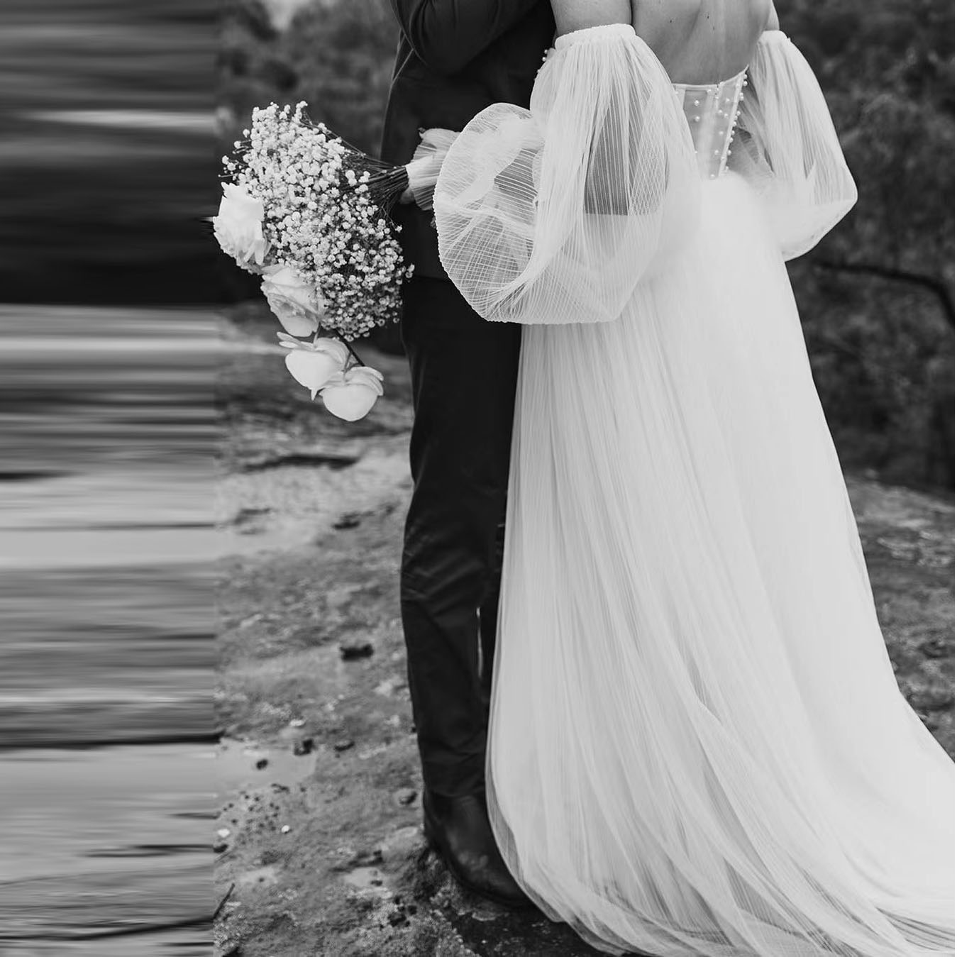 2022 Fashion White Wedding Gowns Off The Shoulder Floor Length Puff Sleeve Bridal Dresses Wedding Party Gown Robes