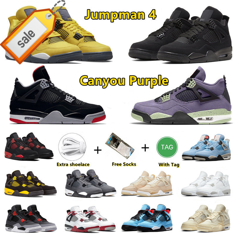 Jumpman 4 High OG 4s Mens Basketball Shoes Lightning Black Cat Canyon Purple Red Thunder Bred Fire Red University Blue Sail Shimmer Men, Color#5
Jumpman 4 High OG 4s Mens Basketball Shoes Lightning Black Cat Canyon Purple Red Thunder Bred Fire Red University Blue Sail Shimmer Men, Color#5