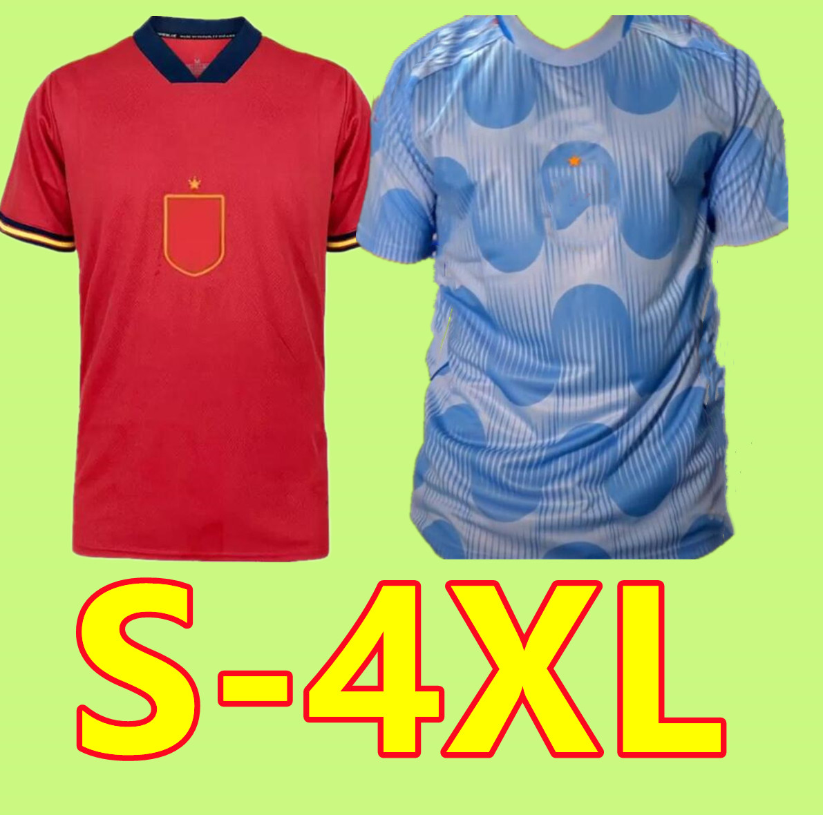 #10 PEDRI Spain soccer jerseys 2022 2023 Espana MORATA FERRAN KOKE GAVI TORRES AZPILICUETA 22 23 WORLD RAMOS CUP fans Player version football shirts men kids kit, Gold
#10 PEDRI Spain soccer jerseys 2022 2023 Espana MORATA FERRAN KOKE GAVI TORRES AZPILICUETA 22 23 WORLD RAMOS CUP fans Player version football shirts men kids kit, Gold
