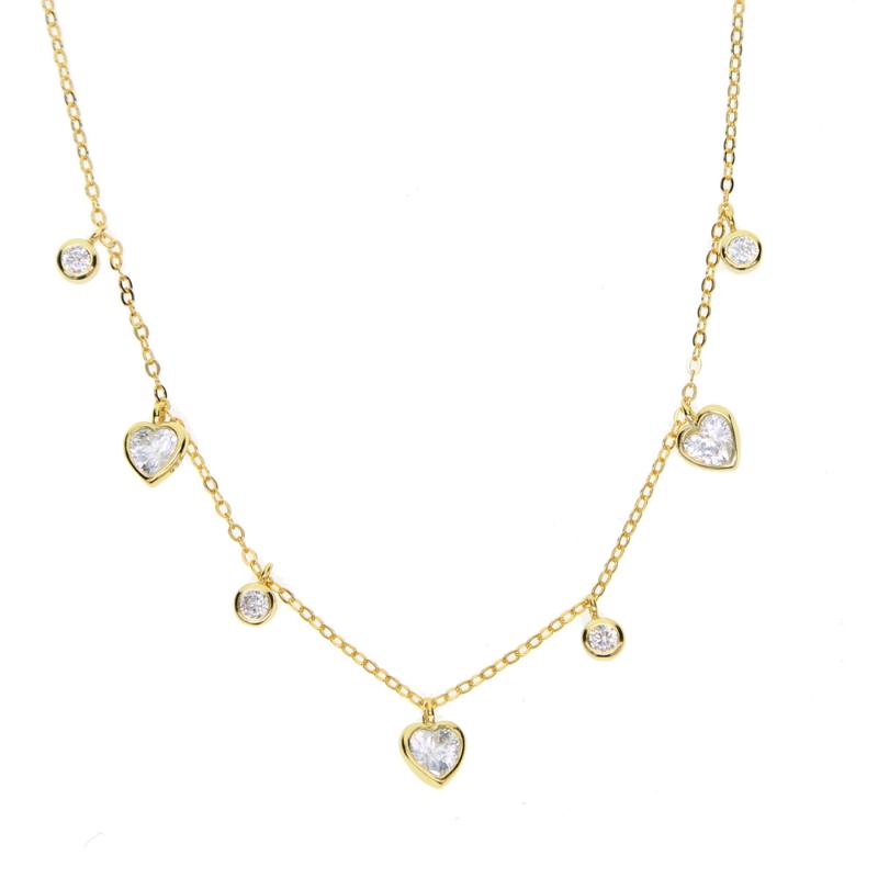 Chains Valentines Gift Lovers Girlfriend Heart Cubic Zirconia Sparking Charm 925 Silver Choker Dainty Fashion NecklaceChains
Chains Valentines Gift Lovers Girlfriend Heart Cubic Zirconia Sparking Charm 925 Silver Choker Dainty Fashion NecklaceChains