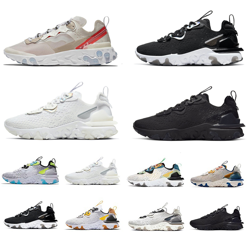 Vision Element React 87 55 Men Women Running Shoes Black Iridescent White Vast Grey Honeycomb Worldwide Schematic Tour Sail 55s 87s trainers Sports Sneakers, Color#7
Vision Element React 87 55 Men Women Running Shoes Black Iridescent White Vast Grey Honeycomb Worldwide Schematic Tour Sail 55s 87s trainers Sports Sneakers, Color#7