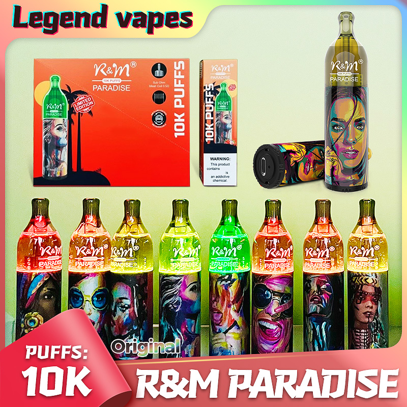 Authentic RM paradise Disposable Vape Pen E Cigarette Device Mesh Coil With adjustable Airflow Rechargeable 17ml Pod 10000 Puffs Vapes Kit VS RANDM ELUX PUFFS PLUS
Authentic RM paradise Disposable Vape Pen E Cigarette Device Mesh Coil With adjustable Airflow Rechargeable 17ml Pod 10000 Puffs Vapes Kit VS RANDM ELUX PUFFS PLUS