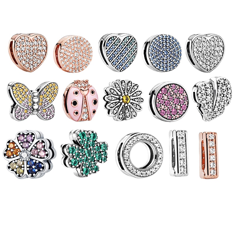 925 Sterling Silver Flat Beads Collection - Perfect For DIY Women's Jewelry And Fashion Bracelets