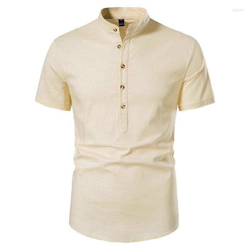Men's Dress Shirts Summer Men's Daily Solid Color Classical Linen Short Sleeve Stand Collar Meeting Formal Fashion ShirtsMen's, A280-army green
Men's Dress Shirts Summer Men's Daily Solid Color Classical Linen Short Sleeve Stand Collar Meeting Formal Fashion ShirtsMen's, A280-army green