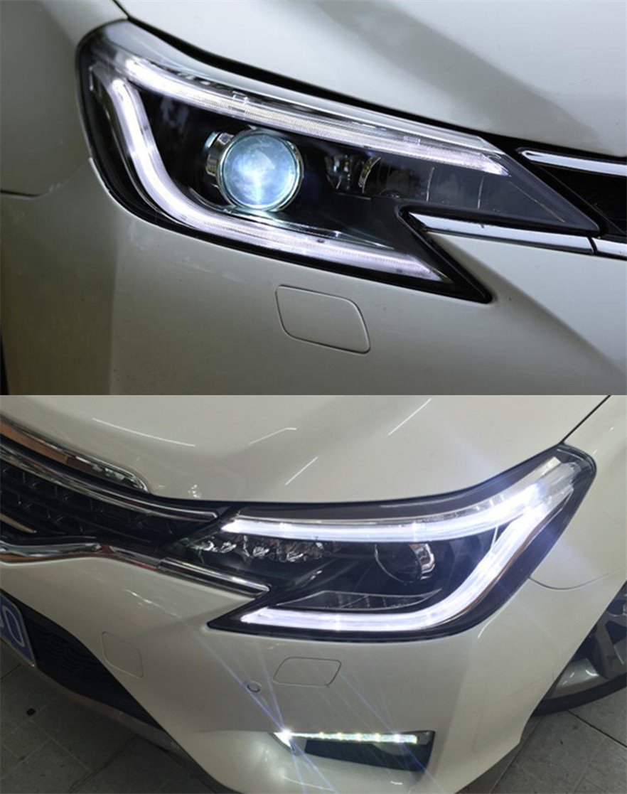Car Head Light Assembly For REIZ Mark X 2013-Now Toyota LED Front Headlights Replacement DRL Daytime Driving light