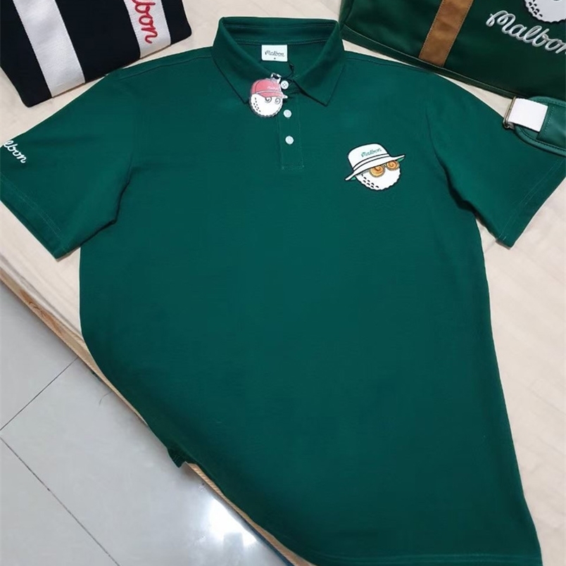 Men's Golf Malbon Clothing Summer Short-sleeved T-shirt Polo Shirt Golf Outdoor and Casual Daily Shirt for Male 220627, White
Men's Golf Malbon Clothing Summer Short-sleeved T-shirt Polo Shirt Golf Outdoor and Casual Daily Shirt for Male 220627, White