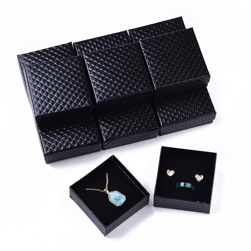 12pc Jewelry Organizer Storage Gift Box Pendant Necklace Earrings Ring Box Paper Jewellry Packaging Container with Sponge Inside 220428
12pc Jewelry Organizer Storage Gift Box Pendant Necklace Earrings Ring Box Paper Jewellry Packaging Container with Sponge Inside 220428