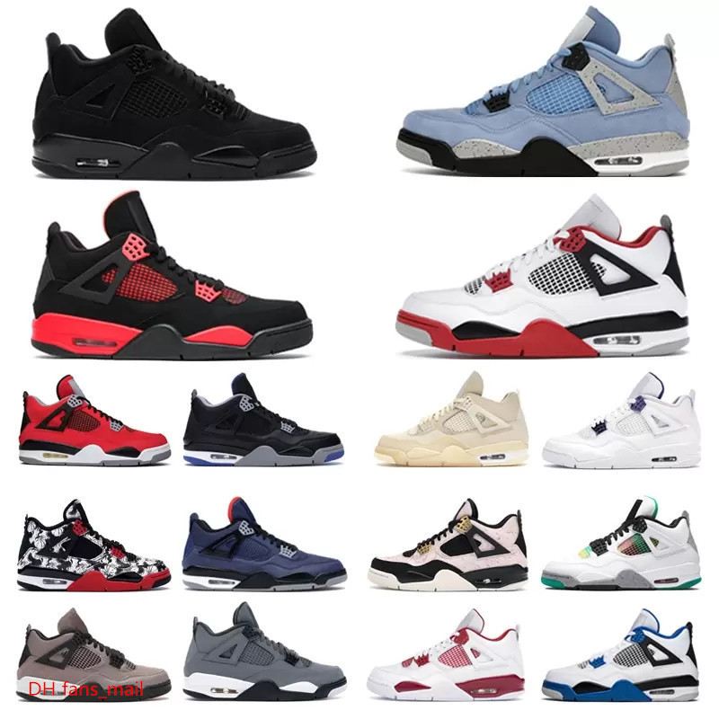 Top Quality 4 4s Basketball Shoes Red Thunder Lightning Shimmer Taupe Haze University Blue Mens Trainer Sport airSneakers size 36-48 Fast delivery, Box
Top Quality 4 4s Basketball Shoes Red Thunder Lightning Shimmer Taupe Haze University Blue Mens Trainer Sport airSneakers size 36-48 Fast delivery, Box