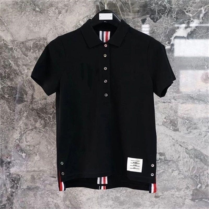 Casual Golf Mens Polo Shirts V-neck Short Sleeve Fashion Summer Polo Shirt Men Korean Top Dress Tshirt Button Decoration 220427