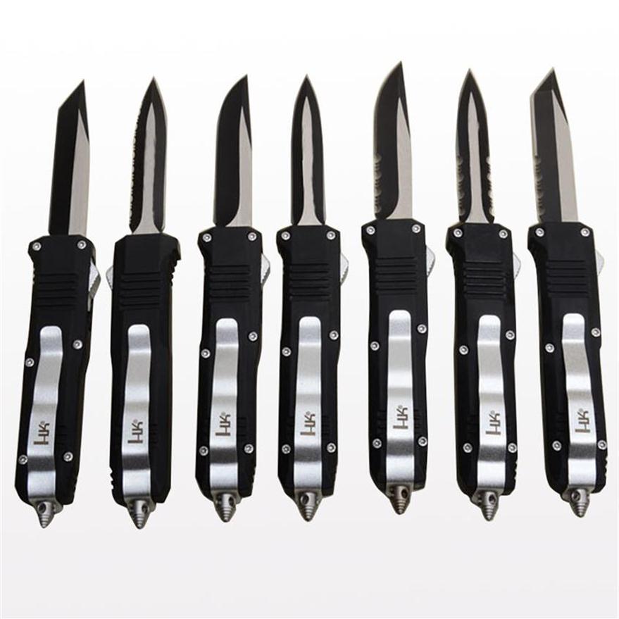 7 Styles BENCHMADE Mini HK Automatic knives 440 stainless steel blade Infidel Double action Pocket knife with nylon sheath and ret216q
7 Styles BENCHMADE Mini HK Automatic knives 440 stainless steel blade Infidel Double action Pocket knife with nylon sheath and ret216q