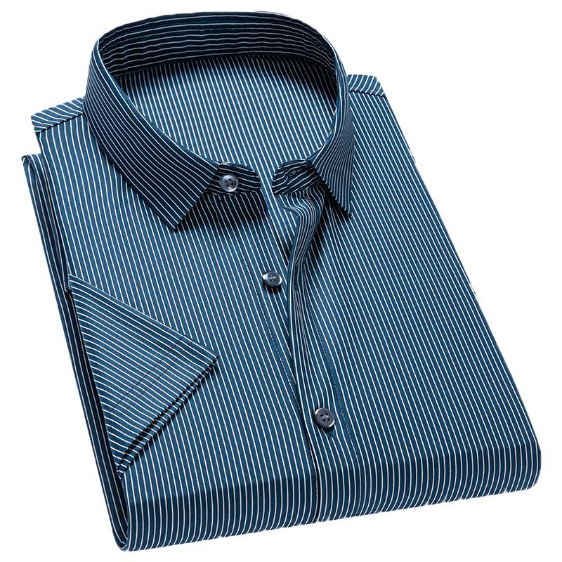 Men's Casual Shirts Mens Striped Mulberry Silk Dress Formal Fashion Social Short Sleeved Business Work Shirt For Man ClothingMen's, Blue
Men's Casual Shirts Mens Striped Mulberry Silk Dress Formal Fashion Social Short Sleeved Business Work Shirt For Man ClothingMen's, Blue
