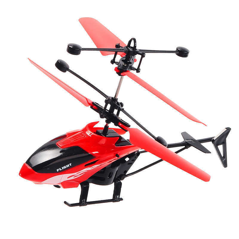 Remote Control Quadcopter Induction 2CH Suspension Helicopter Fall-resistant Charging Light Aircraft