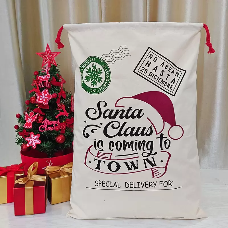 2023 Christmas Gift Bags Santa Sack Drawstring Bag Canvas Large Organic Heavy With Reindeers Santa Claus
2023 Christmas Gift Bags Santa Sack Drawstring Bag Canvas Large Organic Heavy With Reindeers Santa Claus