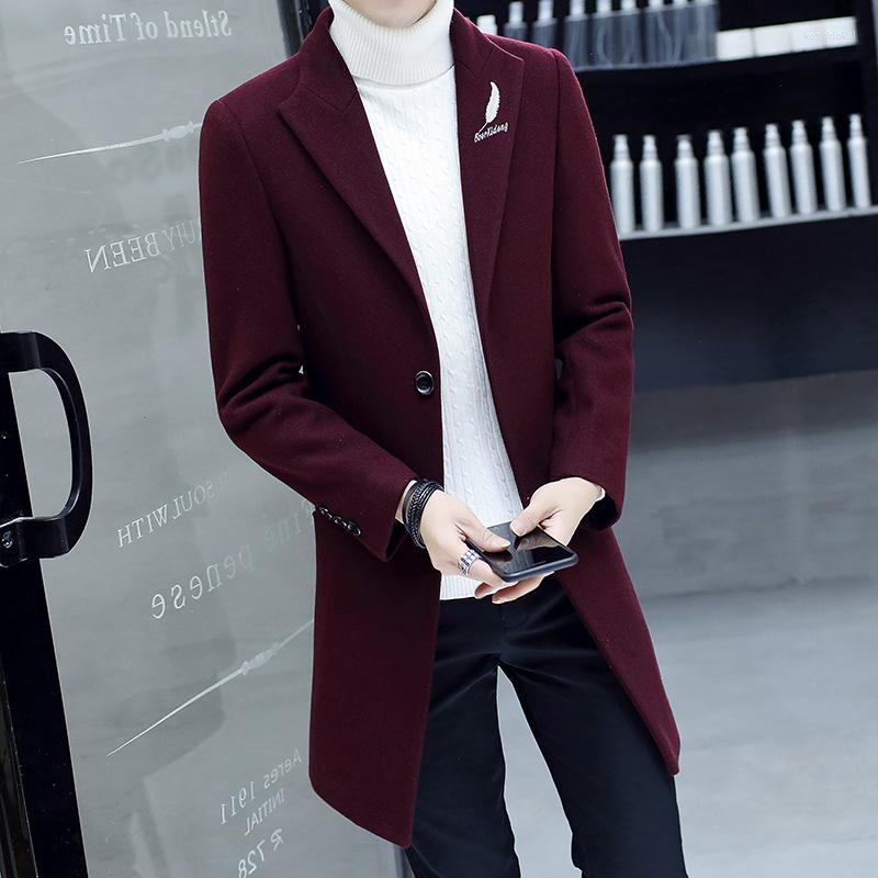 Men' Wool & Blends Nice Men Long Jacket Coat Mens Coats Winter Black Trench Jackets Big Size Casual Lapel Burgundy Kend22
Men' Wool & Blends Nice Men Long Jacket Coat Mens Coats Winter Black Trench Jackets Big Size Casual Lapel Burgundy Kend22