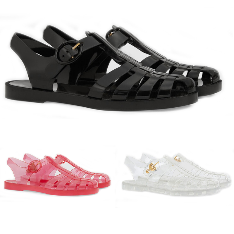 Jelly Sandals Designer Transparent Slippers Women Men Flat Slides Rubber Sole Flip Flops Double G Sandal Lace Up Outdoor Shoes size 35-45, 19
Jelly Sandals Designer Transparent Slippers Women Men Flat Slides Rubber Sole Flip Flops Double G Sandal Lace Up Outdoor Shoes size 35-45, 19