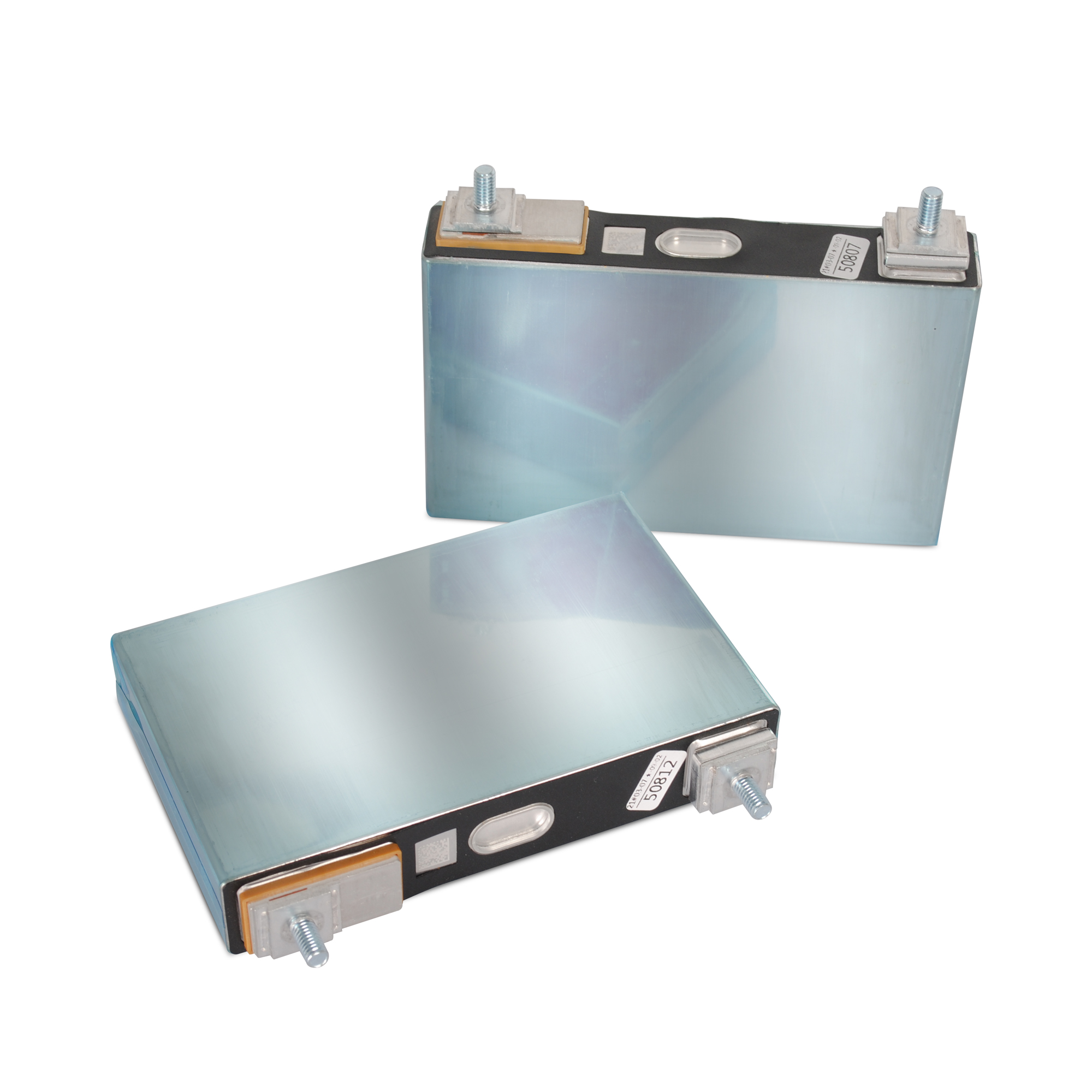 Prismatic Deep cycle Lithium ion 3.7V 50Ah lifepo4 battery cell 100% Original OEM supply with Busbar and bolts