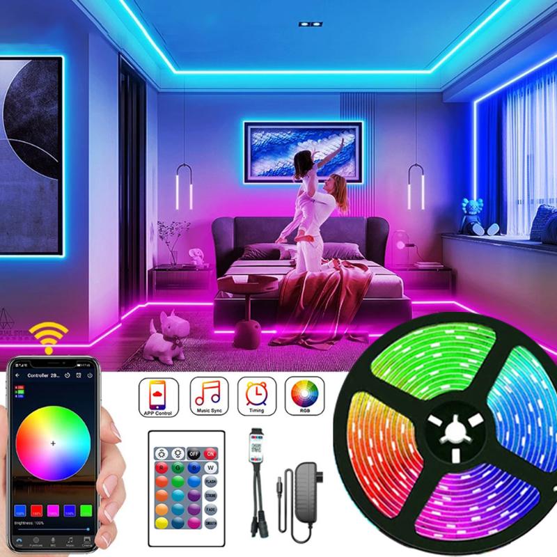 Strips Strip Lighting Led Lights For Bedroom Smart With App Control Remote Color Changing Light 15M LEDLED
Strips Strip Lighting Led Lights For Bedroom Smart With App Control Remote Color Changing Light 15M LEDLED