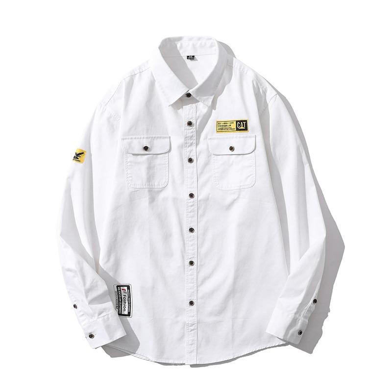 Men's Casual Shirts Men's Cotton White Shirt Korean Style Fashion Splicing Loose Button Jacket -3XLMen's, Black
Men's Casual Shirts Men's Cotton White Shirt Korean Style Fashion Splicing Loose Button Jacket -3XLMen's, Black