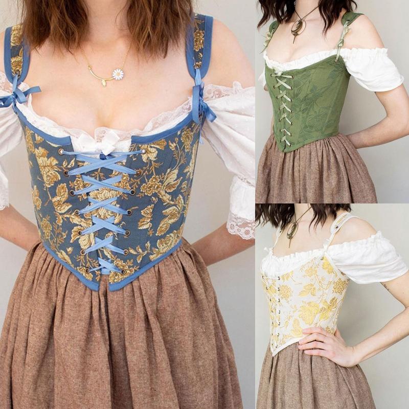 Belts Girl Adjustable Floral Printing Lift Up Boned Overbust Corset Lingerie Supplies R7RFBelts, Green
Belts Girl Adjustable Floral Printing Lift Up Boned Overbust Corset Lingerie Supplies R7RFBelts, Green