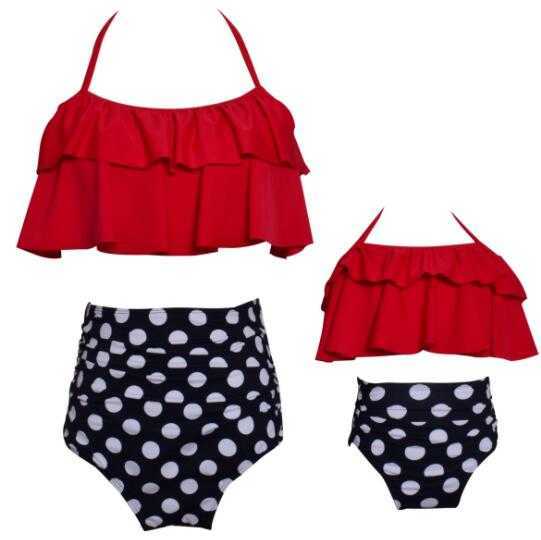 women many parent child swimwear print high waisted bikini Ruffle mother daughter suit children girls lace up sexy yakuda flexible stylish
women many parent child swimwear print high waisted bikini Ruffle mother daughter suit children girls lace up sexy yakuda flexible stylish