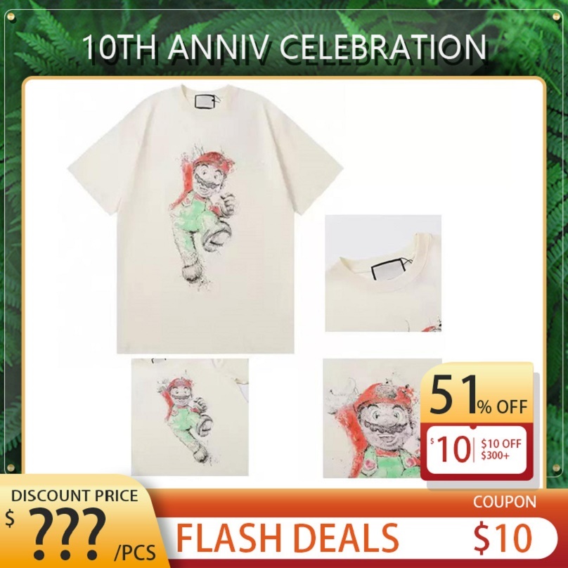 Men's T-Shirts Women Short Sleeve High Quality Summer Tees Letter Print Hip Hop Style Clothes S-5XL
Men's T-Shirts Women Short Sleeve High Quality Summer Tees Letter Print Hip Hop Style Clothes S-5XL