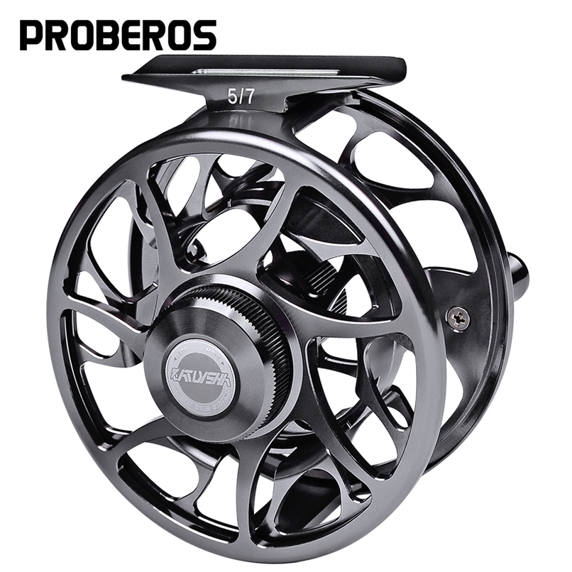 PROBEROS 3 1 BB Fly Fishing Wheel 5 7 7 9 9 10 WT Reel CNC Machine Cut Large Arbor Die Casting Aluminum 220615
PROBEROS 3 1 BB Fly Fishing Wheel 5 7 7 9 9 10 WT Reel CNC Machine Cut Large Arbor Die Casting Aluminum 220615