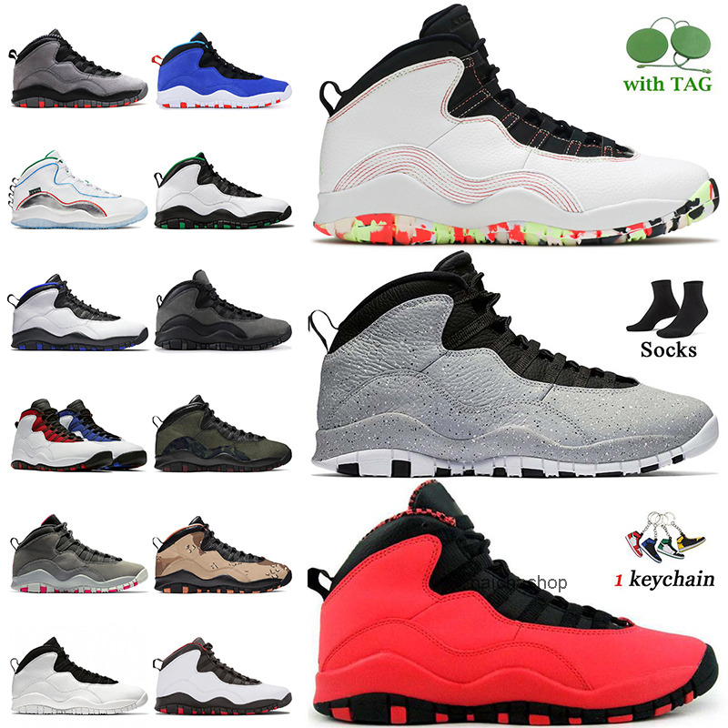 10s Mens Basketball Shoes Jumpman 10 Trainers Sports Ember Glow Cement GS Fusion Red Cement Wings Seattle Tinker Racer Blue Cool Smoke Grey JORDON, D50 steel grey 40-47
10s Mens Basketball Shoes Jumpman 10 Trainers Sports Ember Glow Cement GS Fusion Red Cement Wings Seattle Tinker Racer Blue Cool Smoke Grey JORDON, D50 steel grey 40-47
