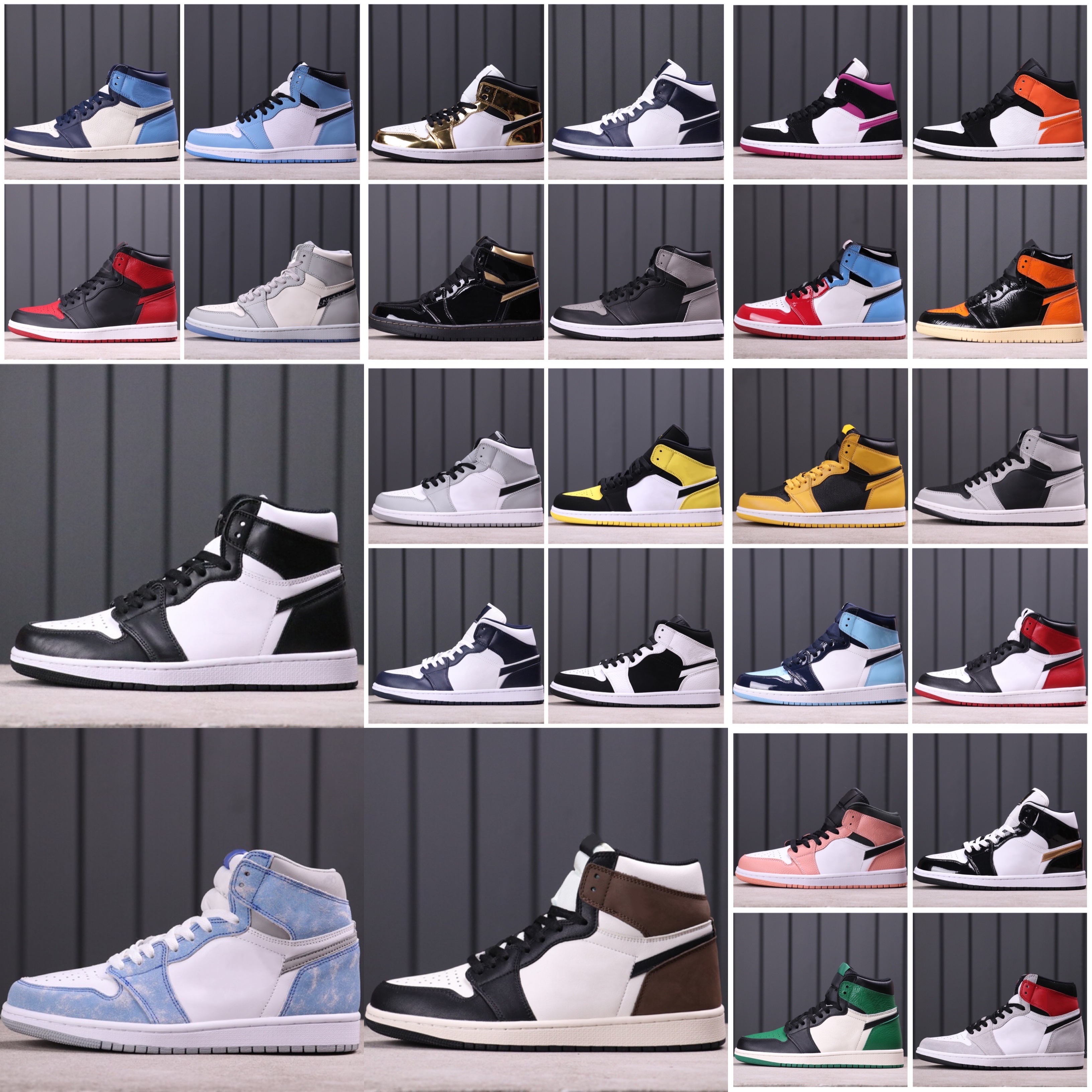 Basketball Shoes 1 1s trainers 85'Georgetown Rebellionaire Bred Patent University Blue Dark Mocha Fearless Shattered Backboard mens womens sports sneakers, #36
Basketball Shoes 1 1s trainers 85'Georgetown Rebellionaire Bred Patent University Blue Dark Mocha Fearless Shattered Backboard mens womens sports sneakers, #36