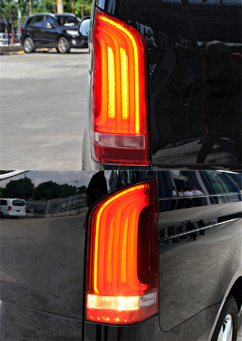 Auto Parts Taillights Assembly For Vito LED BENZ W447 Tail Light Rear Fog Brake Turn Signal Lamp 20 16-20 21 year