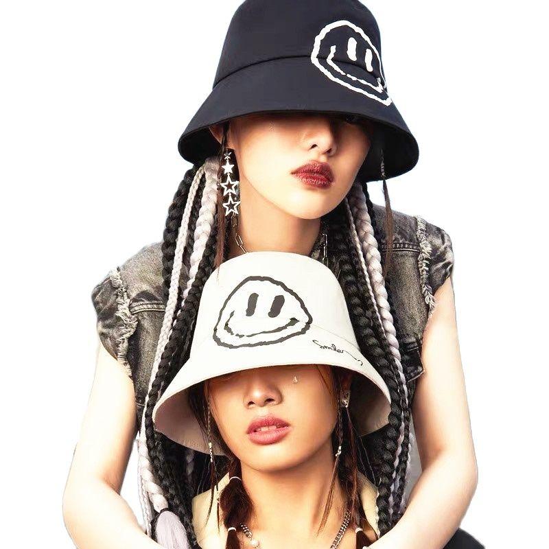 Berets Women Casual Cotton Floppy Foldable Travel Bucket Hat Basin Cap Smile Printed Hip Hop Panama GorrosBerets, 003
Berets Women Casual Cotton Floppy Foldable Travel Bucket Hat Basin Cap Smile Printed Hip Hop Panama GorrosBerets, 003