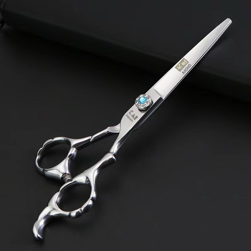Professional 6 inch Hair Scissors dressing Barber scissors Straight Thinning Cutting Tool 220317